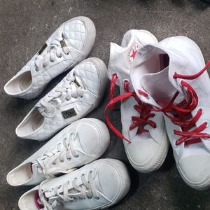 Woman sneakers 👟 guess, converse all 3 for $15